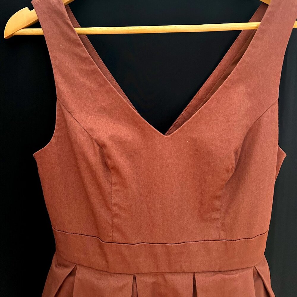 Fervour Lined Midi Cocktail Dress: Size S